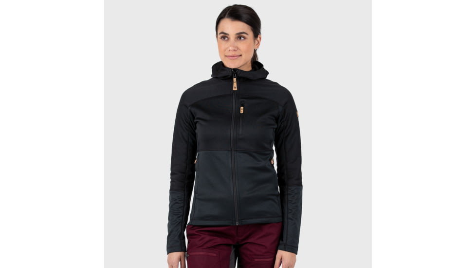 Fjallraven Abisko Trail Fleece - Womens, Black, S, F89589-550-S