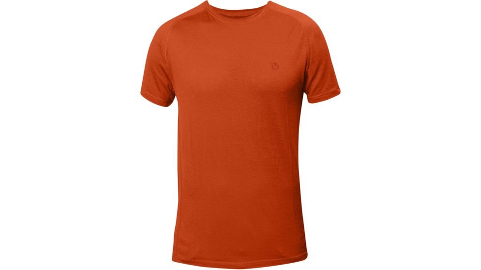 Fjallraven Abisko Trail T-Shirt - Men's-Flame Orange-X-Large