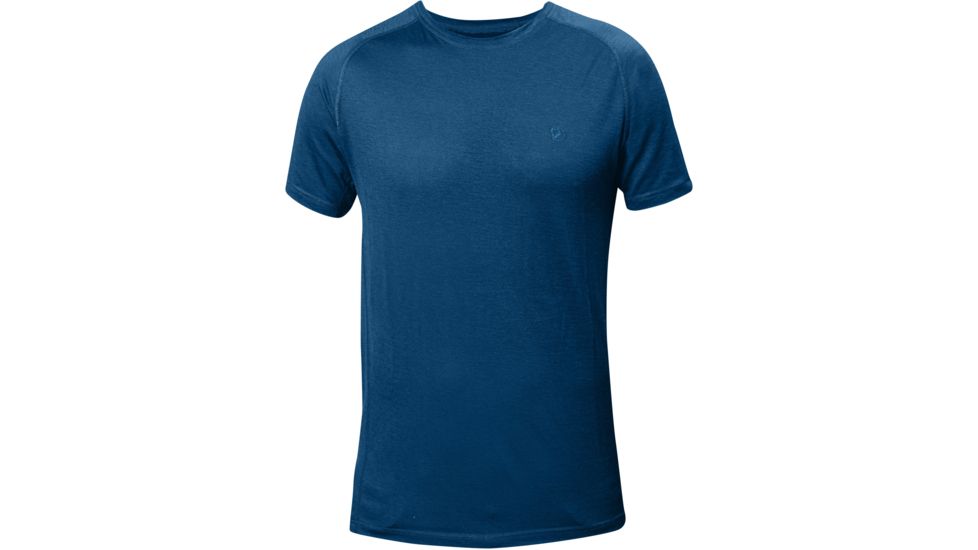 Fjallraven Abisko Trail T-Shirt - Men's-Lake Blue-Small