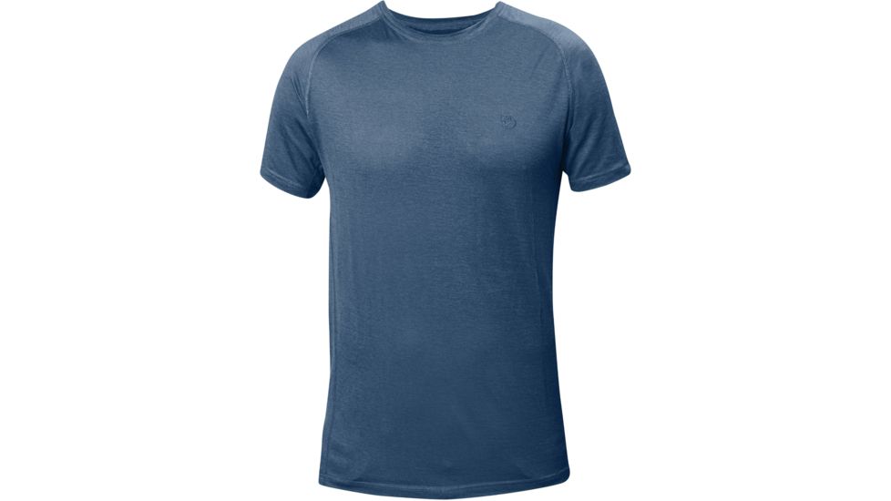 Fjallraven Abisko Trail T-Shirt - Men's-Uncle Blue-Small
