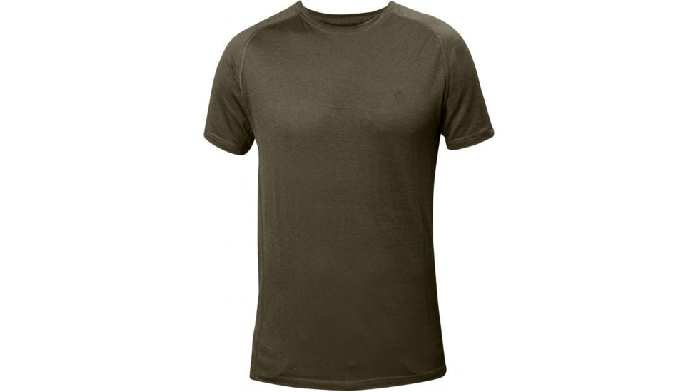 Fjallraven Abisko Trail T-shirt Mens, Dark Olive, L F82429-633-L