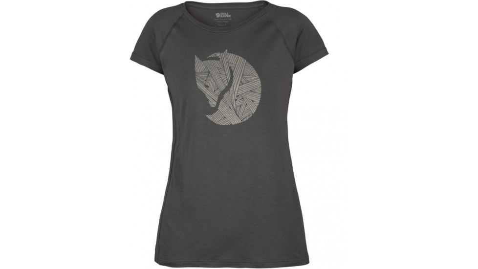 Fjallraven Abisko Trail T-Shirt Print Womens, Dark Grey, XS F89790-30-XS