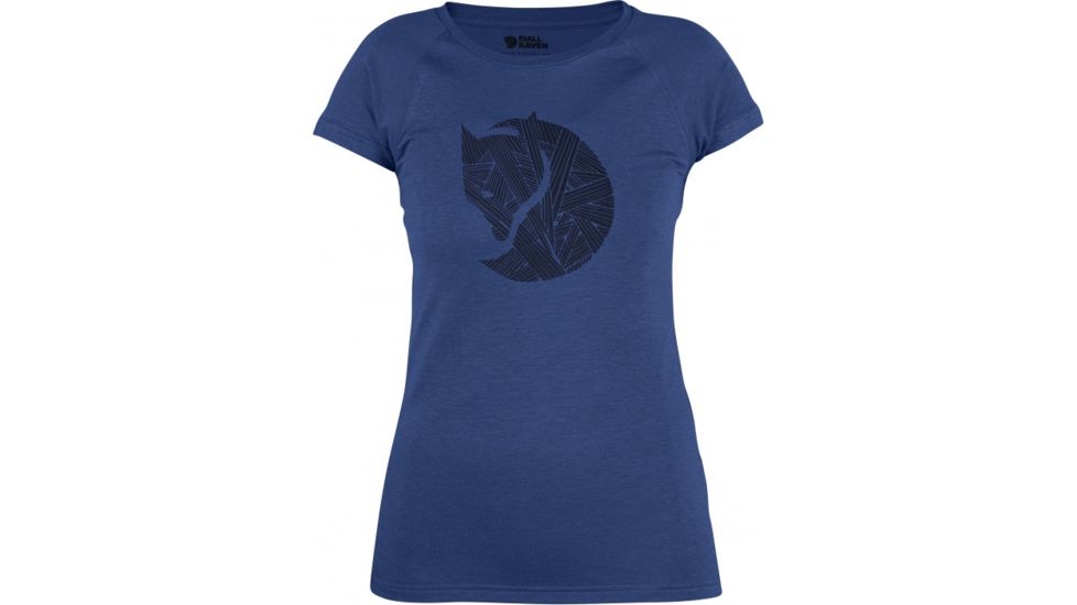 Fjallraven Abisko Trail T-Shirt Print Womens, Deep Blue, XXS F89790-527-XXS