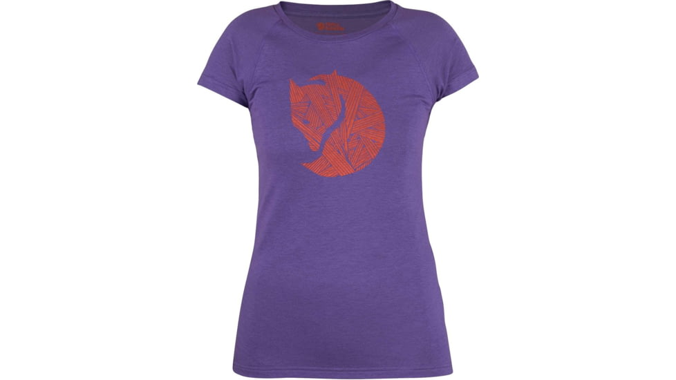 Fjallraven Abisko Trail T-Shirt Print Womens, Purple, XL, F89790-580-XL