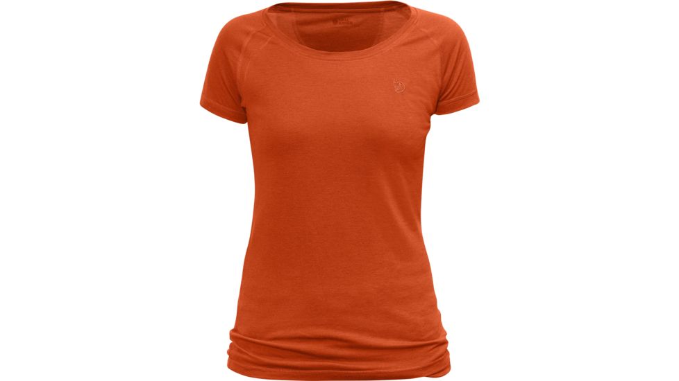 Fjallraven Abisko Trail T-Shirt - Women's-Flame Orange-Large