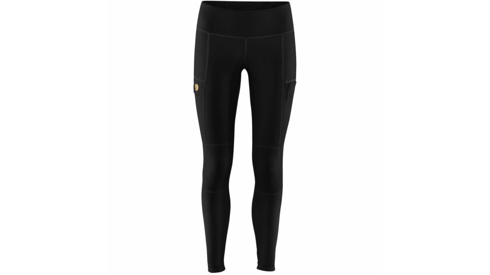 Fjallraven Abisko Trail Tights - Women's, Black, 2XS, F89758-550-XXS