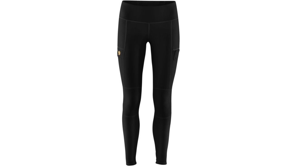 Fjallraven Abisko Trail Tights - Women's, Black, Medium, F89758-550-M