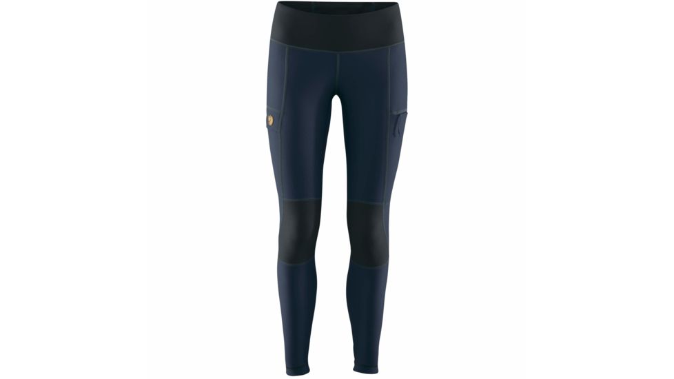 Fjallraven Abisko Trail Tights - Womens, Navy-Dark Navy, Large, F89758-560-555-L