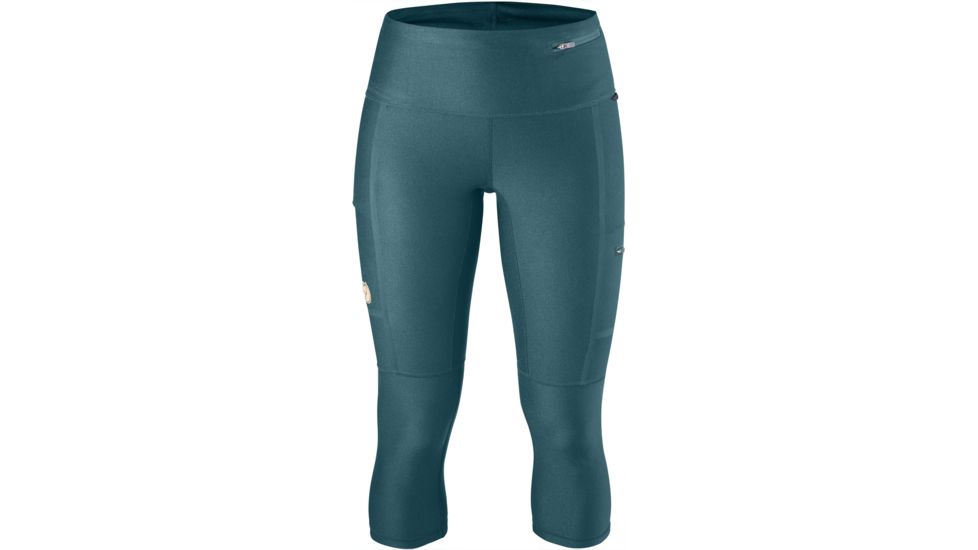 Fjallraven Abisko Trekking 3/4 Tights - Women's-Glacier Green-Medium