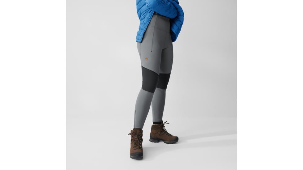 Fjallraven Abisko Varm Trekking Tights - Womens, Flint Grey-Iron Grey, Extra Small, F84790-055-048-XS