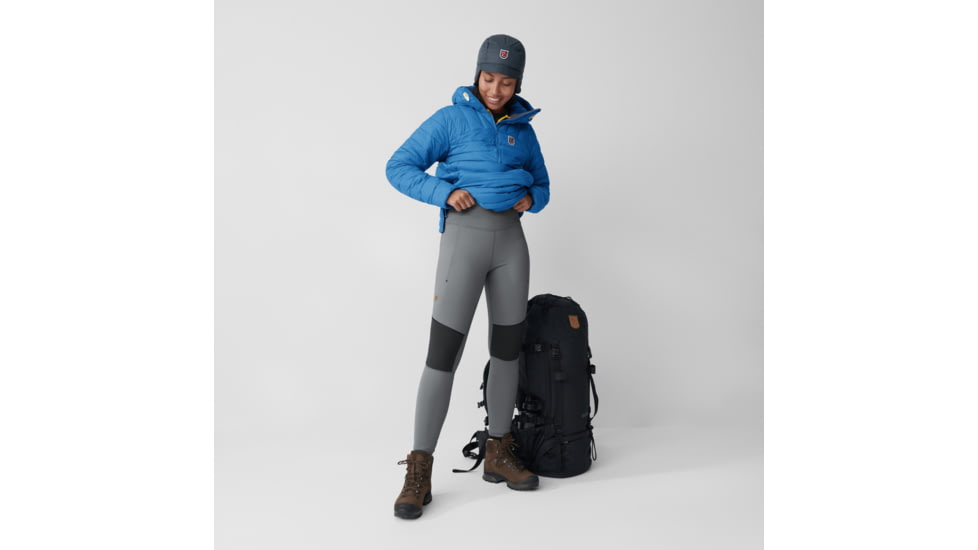 Fjallraven Abisko Varm Trekking Tights - Womens, Flint Grey-Iron Grey, Extra Small, F84790-055-048-XS