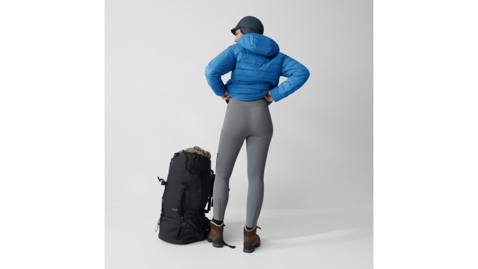 Fjallraven Abisko Varm Trekking Tights - Womens, Flint Grey-Iron Grey, Extra Small, F84790-055-048-XS