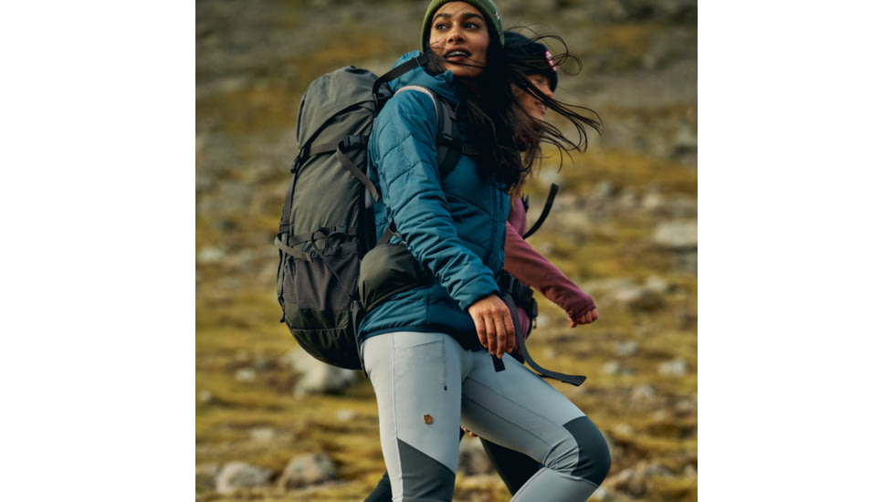 Fjallraven Abisko Varm Trekking Tights - Womens, Flint Grey-Iron Grey, Extra Small, F84790-055-048-XS