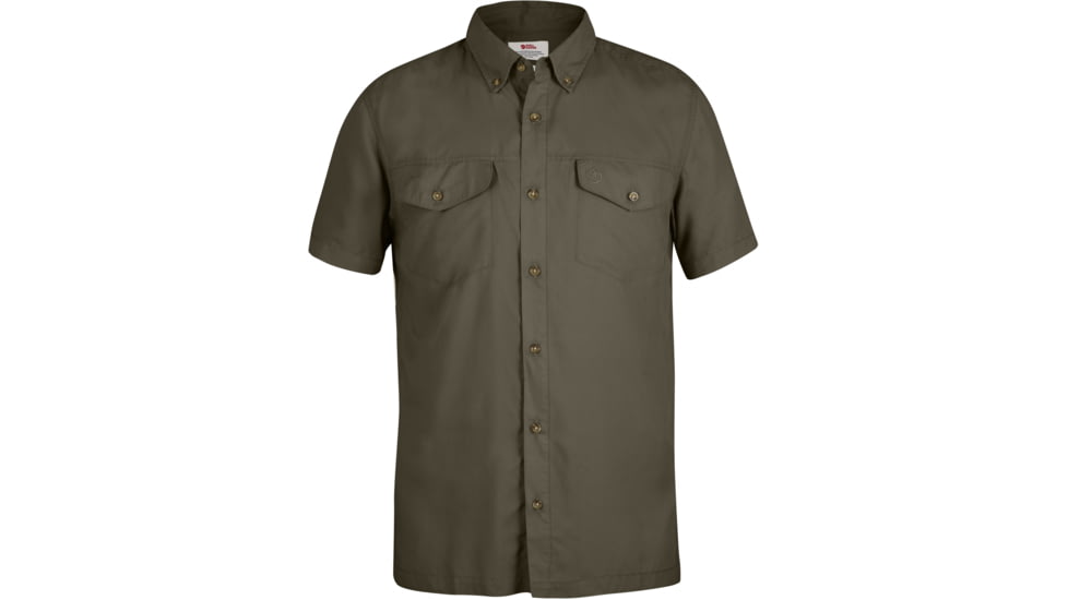 Fjallraven Abisko Vent Short Sleeve Shirt - Men's-Tarmac-X-Large
