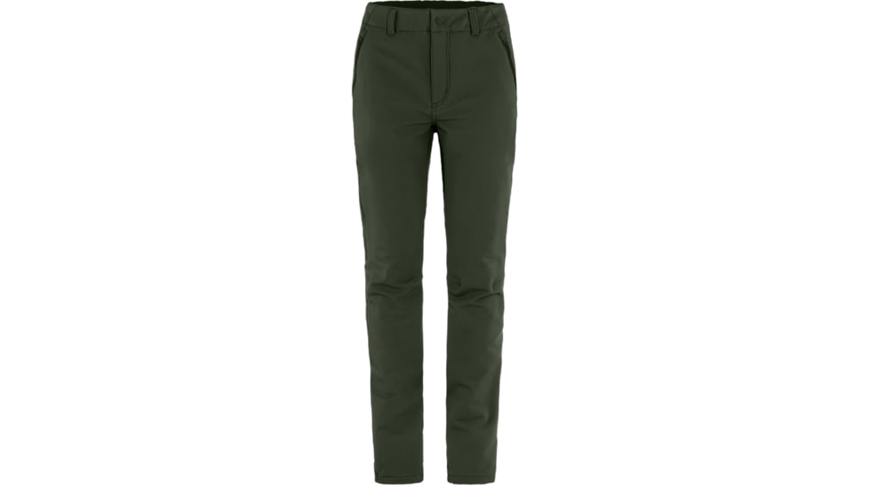 Fjallraven Abisko Winter Stretch Trousers - Womens, Deep Forest, 36/Short, F87174-662-36/S