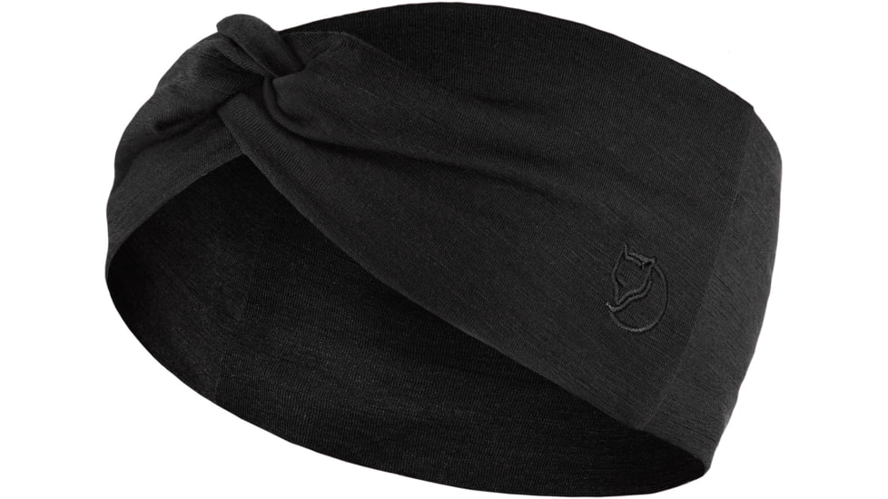 Fjallraven Abisko Wool Headband, Black, One Size, F84782-550-OneSize