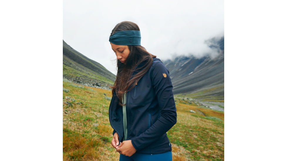 Fjallraven Abisko Wool Headband, Dark Navy, One Size, F84782-555-OneSize