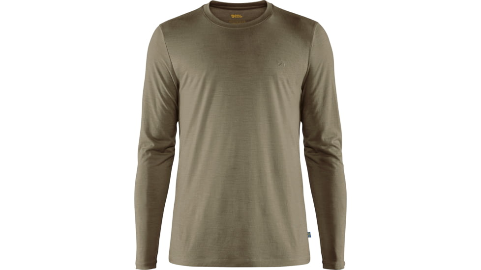 Fjallraven Abisko Wool LS - Mens, Light Olive, 2XL, F87194-622-XXL