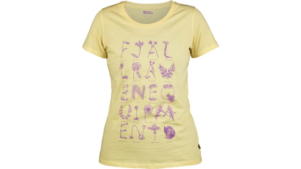 Fjallraven Alphabotanical T-Shirt - Women's-Pale Yellow-X-Small