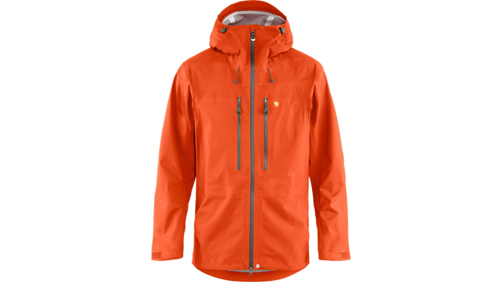 Fjallraven Bergtagen Eco-Shell Jacket - Mens, Hokkaido Orange, Small, F86621-208-S