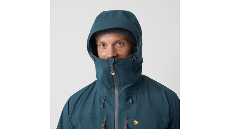 Fjallraven Bergtagen Eco-Shell Jacket - Mens, Mountain Blue, Extra Small, F86621-570-XS