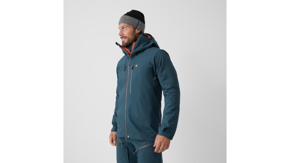 Fjallraven Bergtagen Eco-Shell Jacket - Mens, Mountain Blue, Extra Small, F86621-570-XS