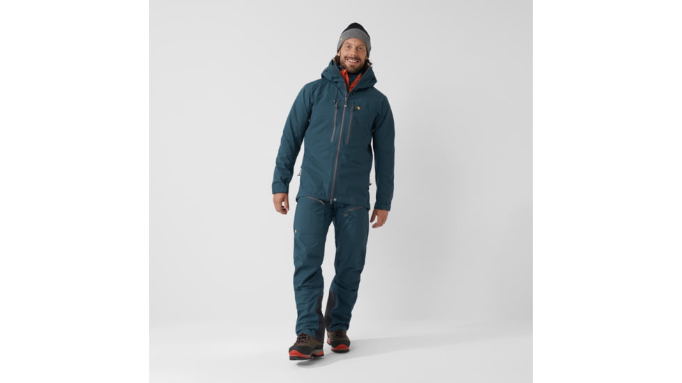 Fjallraven Bergtagen Eco-Shell Jacket - Mens, Mountain Blue, Extra Small, F86621-570-XS