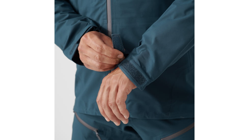 Fjallraven Bergtagen Eco-Shell Jacket - Mens, Mountain Blue, Extra Small, F86621-570-XS