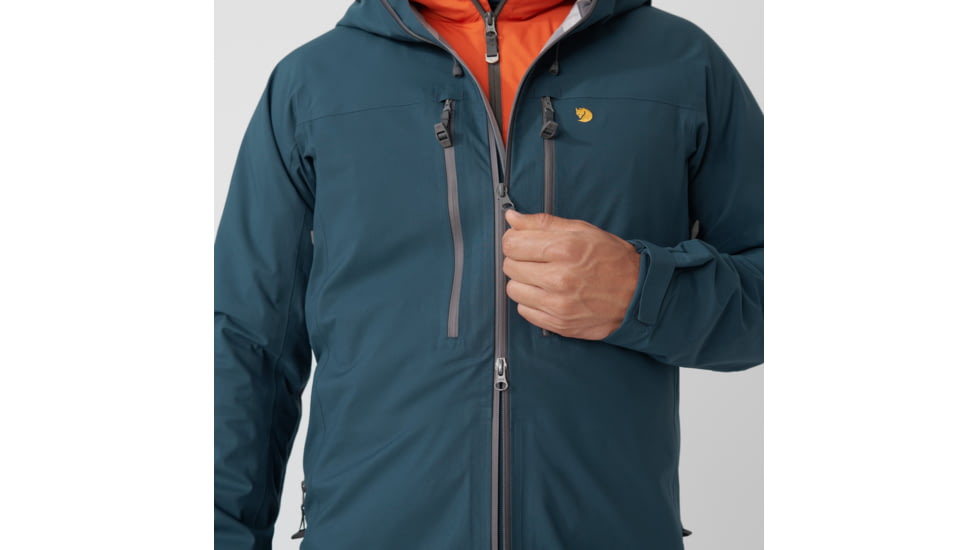 Fjallraven Bergtagen Eco-Shell Jacket - Mens, Mountain Blue, Extra Small, F86621-570-XS