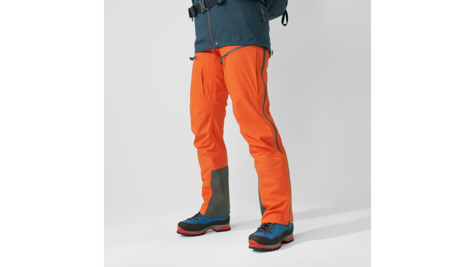 Fjallraven Bergtagen Eco-Shell Trousers - Womens, Hokkaido Orange, 48, F86632-208-48