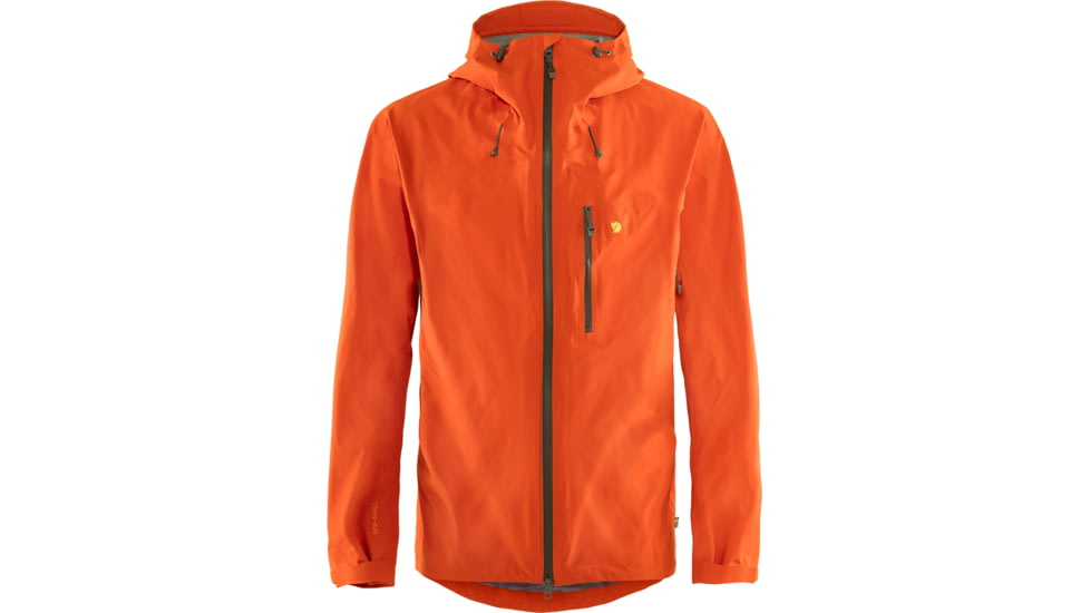 Fjallraven Bergtagen Lite Eco-Shell Jacket - Mens, Hokkaido Orange, 2XL, F87403-208-XXL