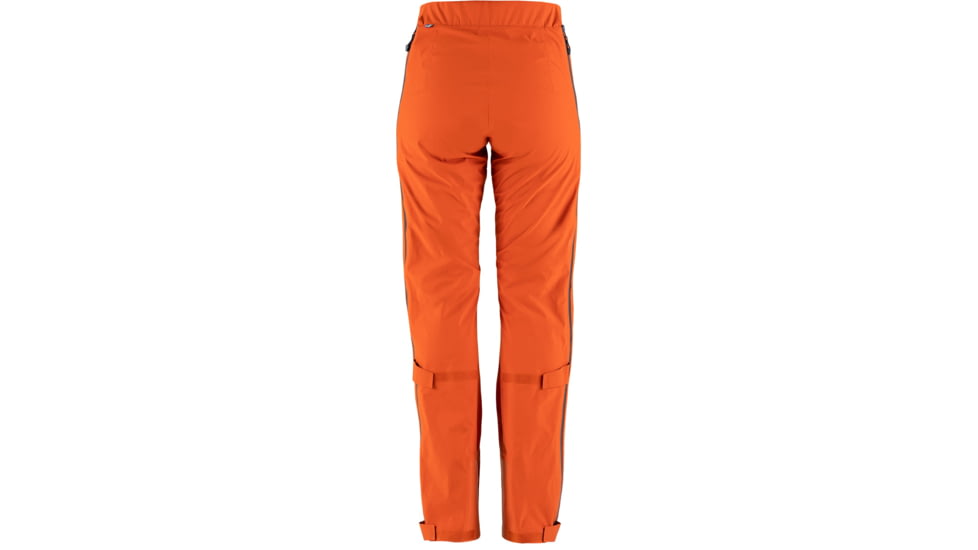 Fjallraven Bergtagen Lite Eco-Shell Trousers - Womens, Hokkaido Orange, 40, F89885-208-40
