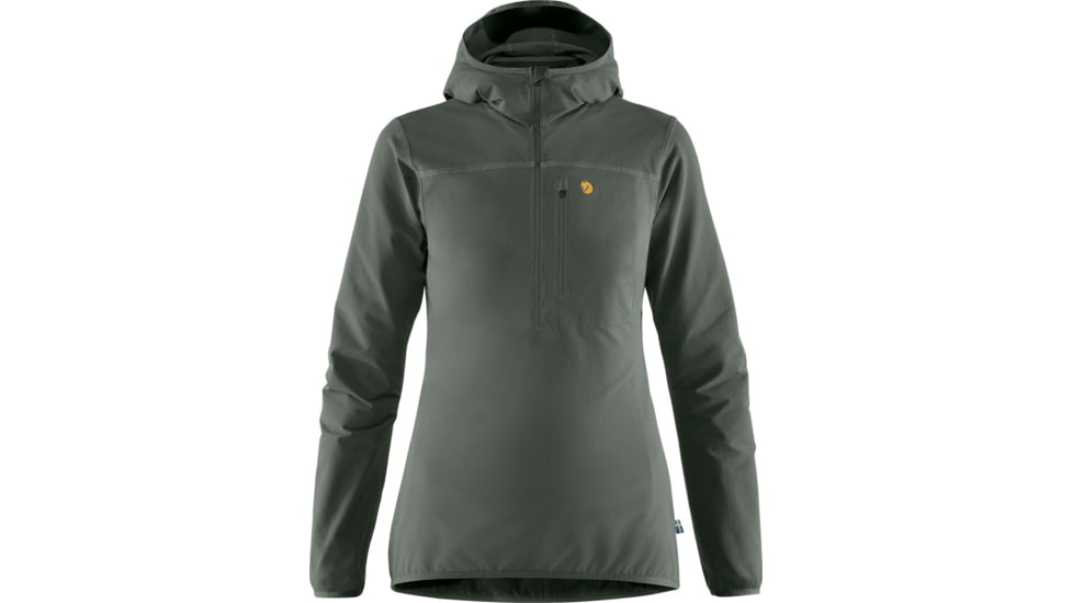 Fjallraven Bergtagen Stretch Half Zip - Womens, Basalt, Small, F89881-050-S