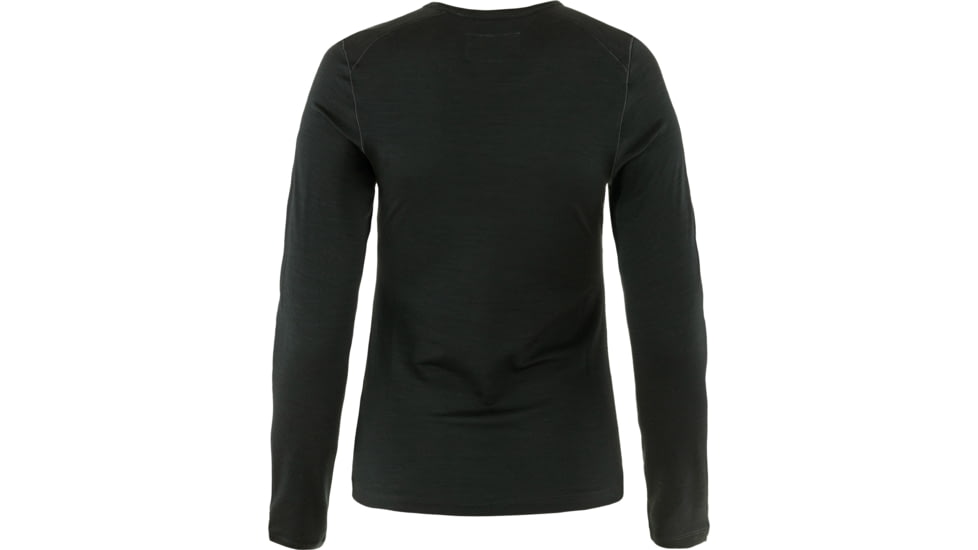 Fjallraven Bergtagen Thinwool LS - Womens, Black, Extra Large, F89886-550-XL