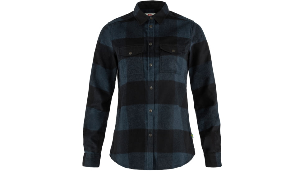 Fjallraven Canada Shirt - Women's, Navy/Black, Medium, F90835-560-550-M