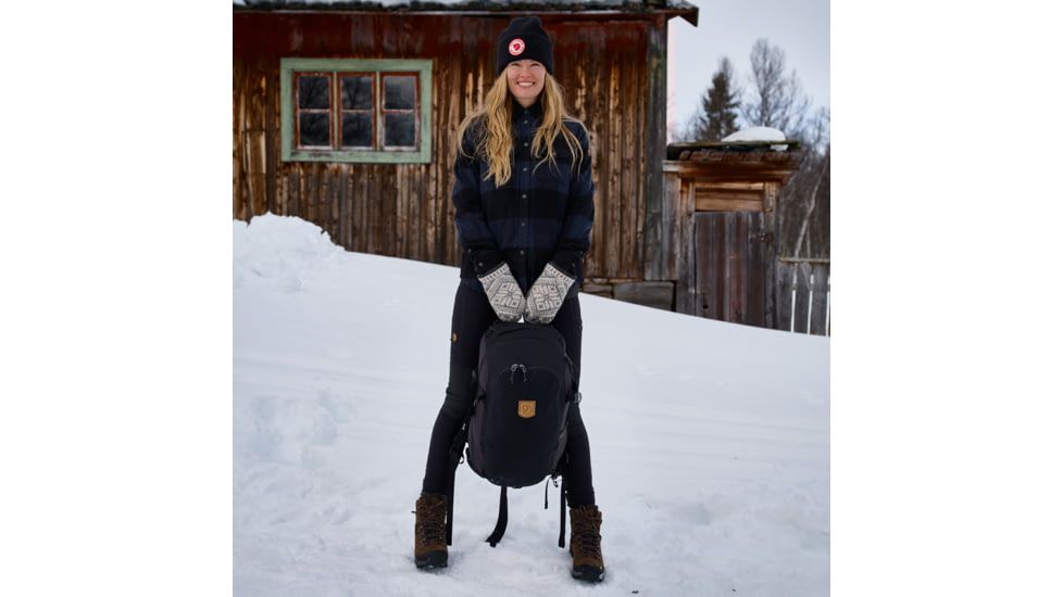 Fjallraven Canada Shirt - Womens, Navy/Black, Extra Small, F90835-560-550-XS