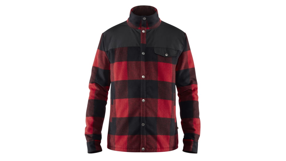 Fjallraven Canada Wool Padded Jacket - Mens, Red, Extra Large, F81155-320-XL