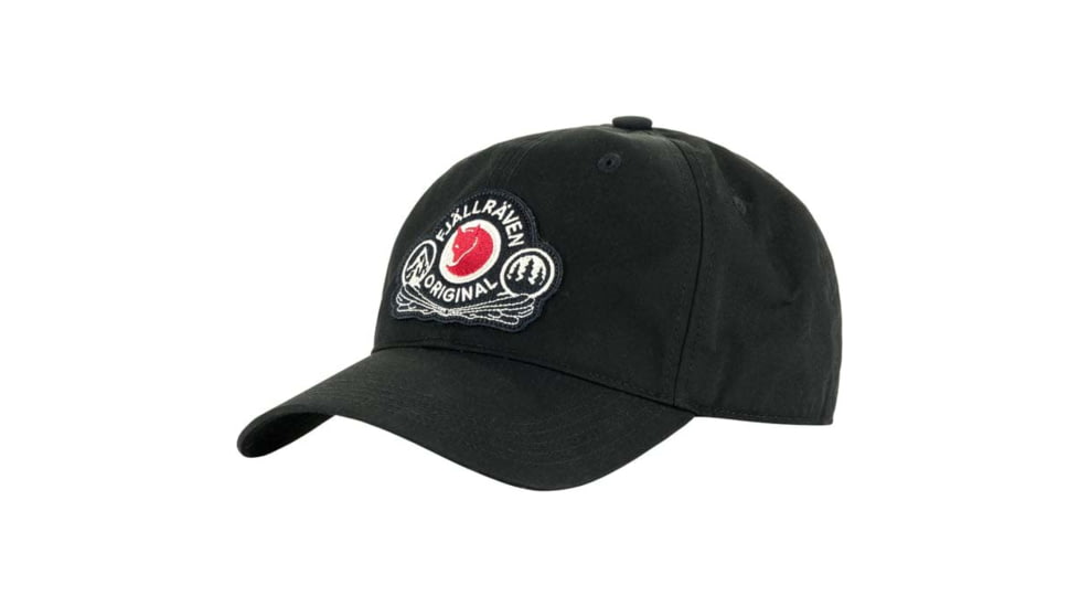 Fjallraven Classic Badge Cap, Black, Small/Medium, F86979-550-S/M