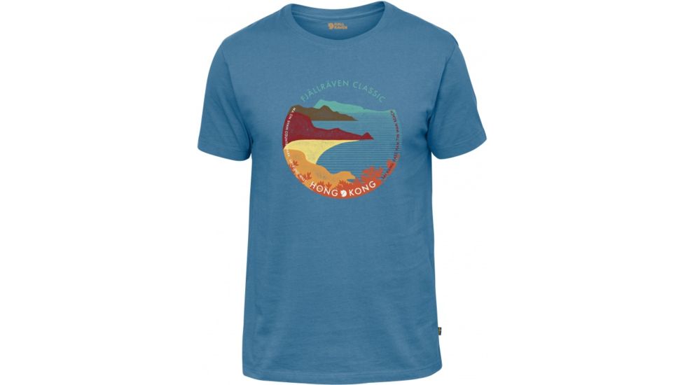 Fjallraven Classic HK T-Shirt Mens, Azure Blue, XXL F81943-517-XXL