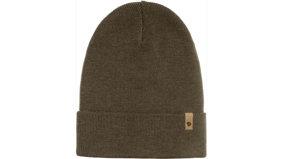 Fjallraven Classic Knit Hat, Dark Olive, One Size