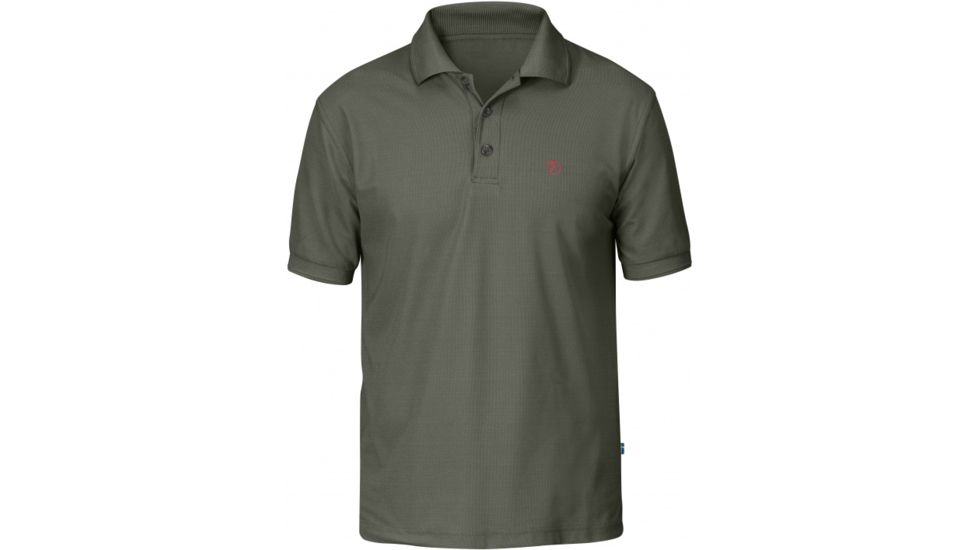 Fjallraven Crowley Pique Shirt Mens, Mountain Grey, S F81783-32-S