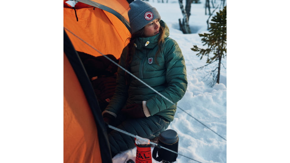 Fjallraven Expedition Pack Down Anorak - Womens, Patina Green, Small, F86376-614-S