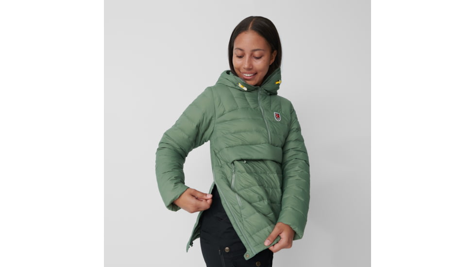 Fjallraven Expedition Pack Down Anorak - Womens, Patina Green, Small, F86376-614-S