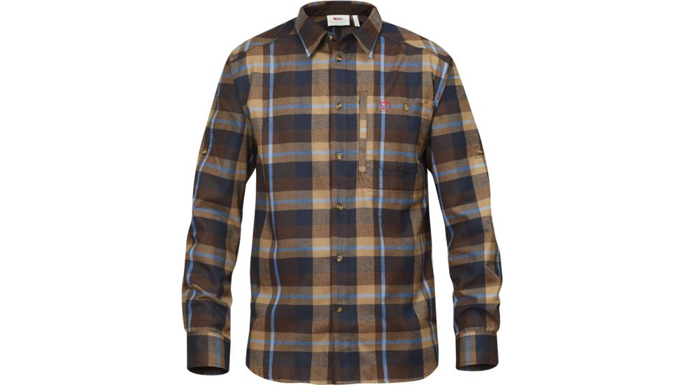 Fjallraven Fjallglim Shirt - Mens-Umbra-Large