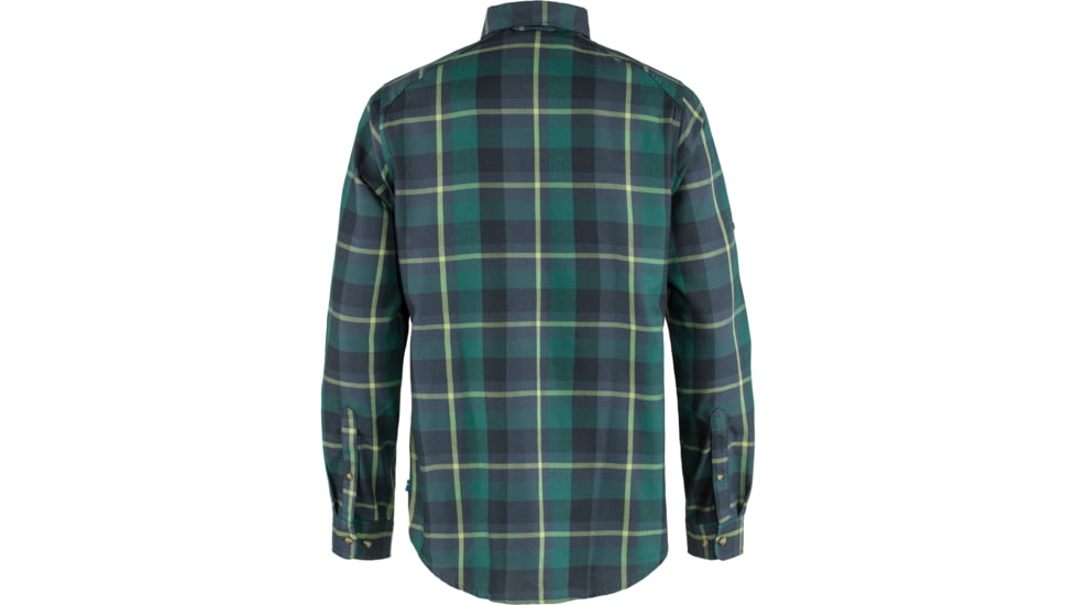 Fjallraven Fjallglim Shirt - Mens, Arctic Green-Navy, Extra Large, F81380-667-560-XL