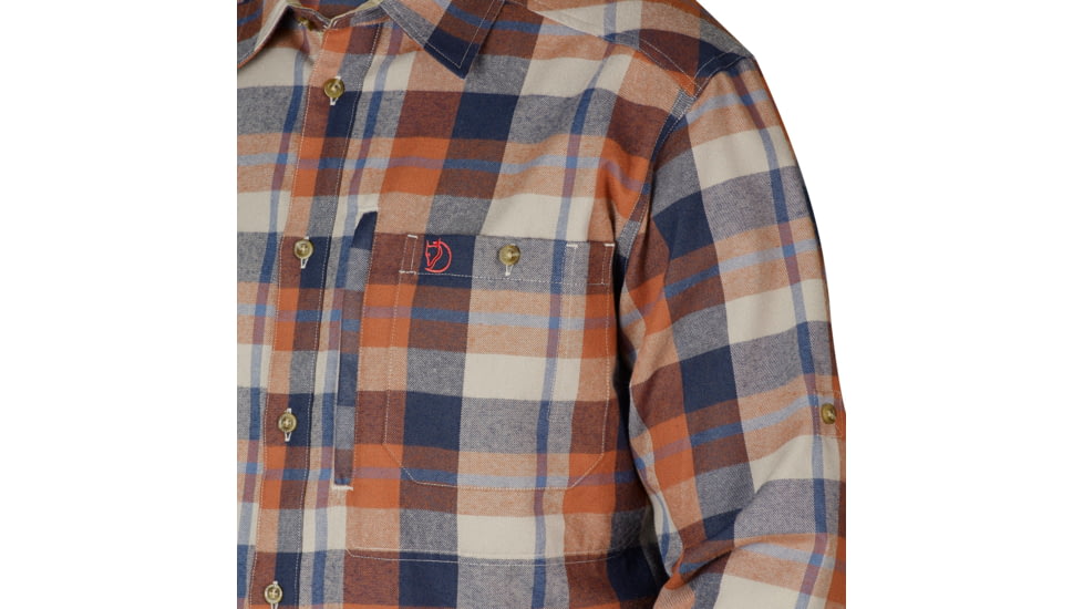 Fjallraven Fjallglim Shirt - Mens, Autumn Leaf, Extra Small, F81380-215-XS