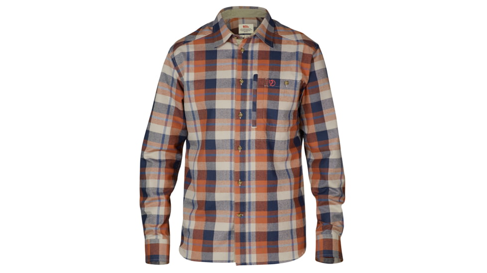 Fjallraven Fjallglim Shirt - Mens, Autumn Leaf, Extra Small, F81380-215-XS