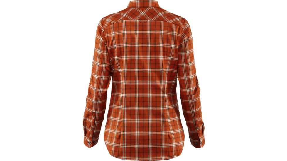 Fjallraven Fjallglim Stretch Long Sleeve Shirt - Womens, Autumn Leaf, Small, F89901-215-S