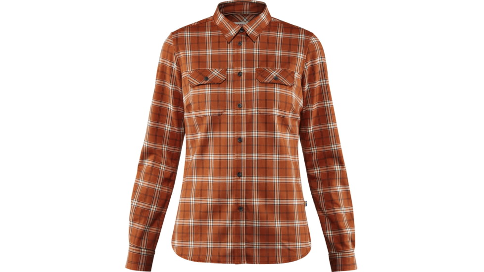 Fjallraven Fjallglim Stretch Shirt LS - Womens, Autumn Leaf, 2XS, F89901-215-XXS