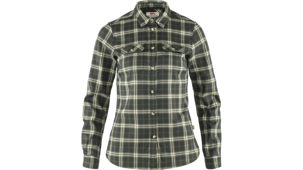Fjallraven Fjallglim Stretch Shirt LS - Womens, Deep, Extra Small, F89901-662-XS